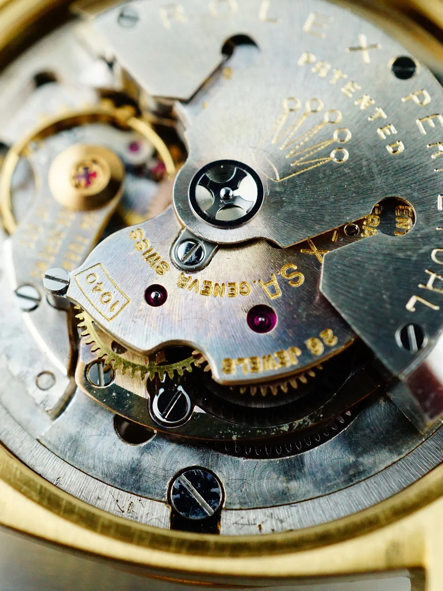 1959 Rolex DateJust 18k YG (Ref. 6605)