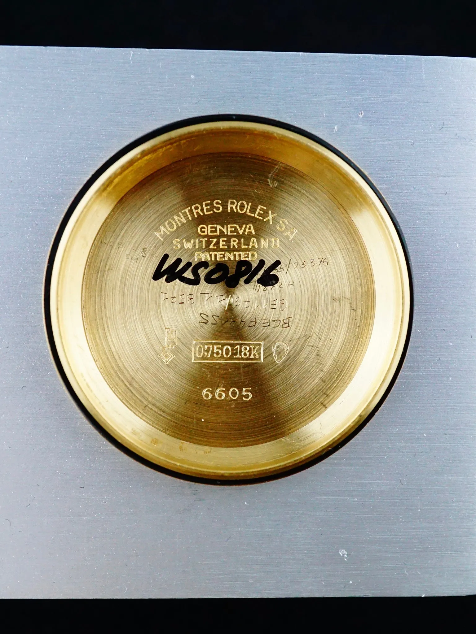 1959 Rolex DateJust 18k YG (Ref. 6605)