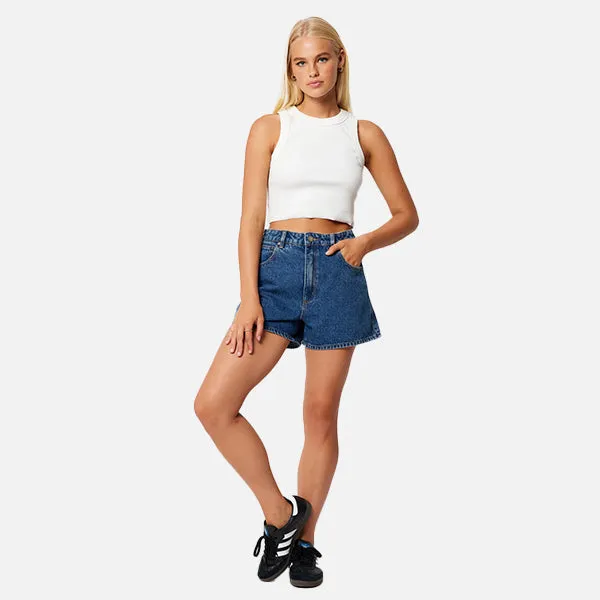 Abrand Bella Venice Short - Mid Blue