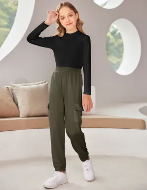 Arshiner Girls 2 Piece Outfits Long Sleeve Pullover Jogger Pants