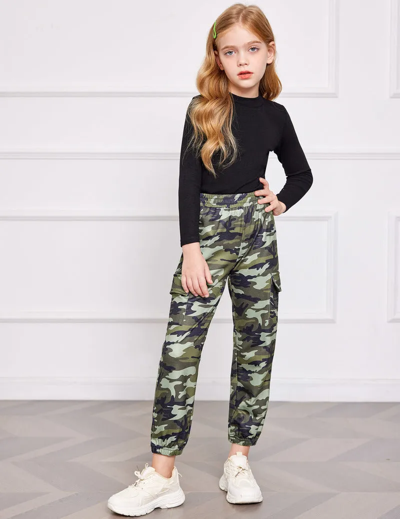 Arshiner Girls 2 Piece Outfits Long Sleeve Pullover Jogger Pants