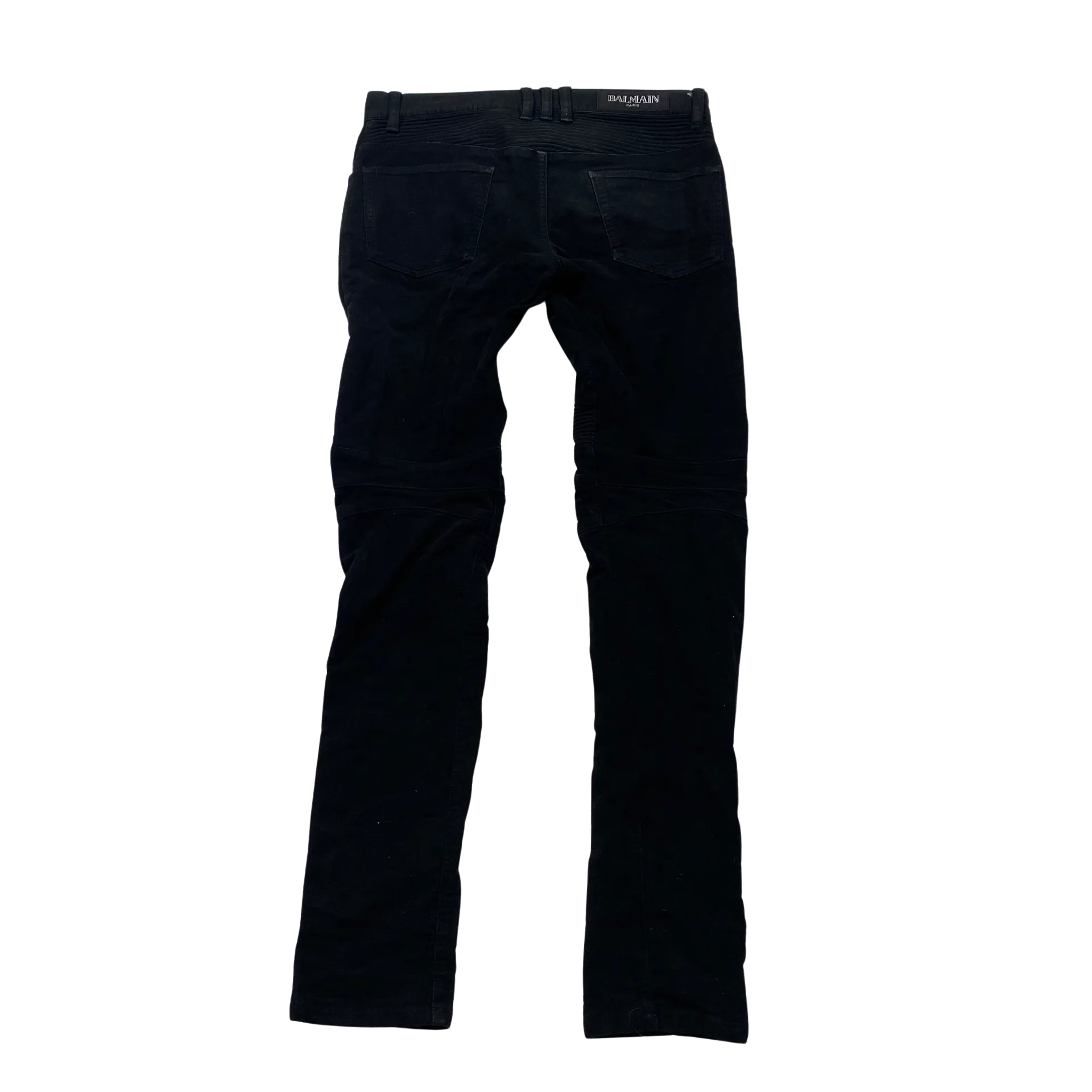 Balmain Skinny Fit Biker Jeans - 32"