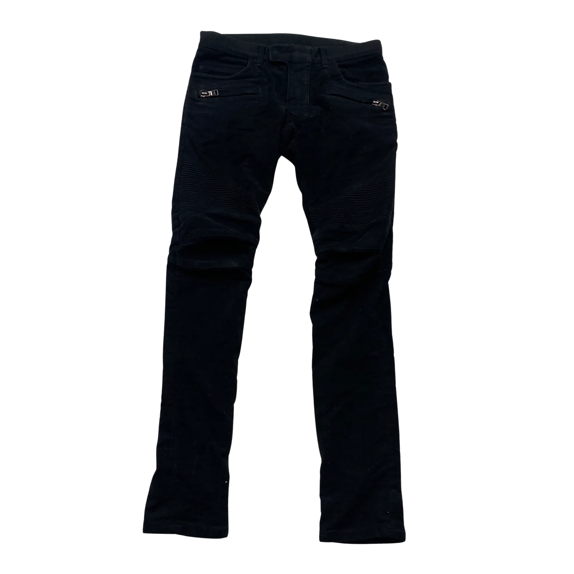 Balmain Skinny Fit Biker Jeans - 32"