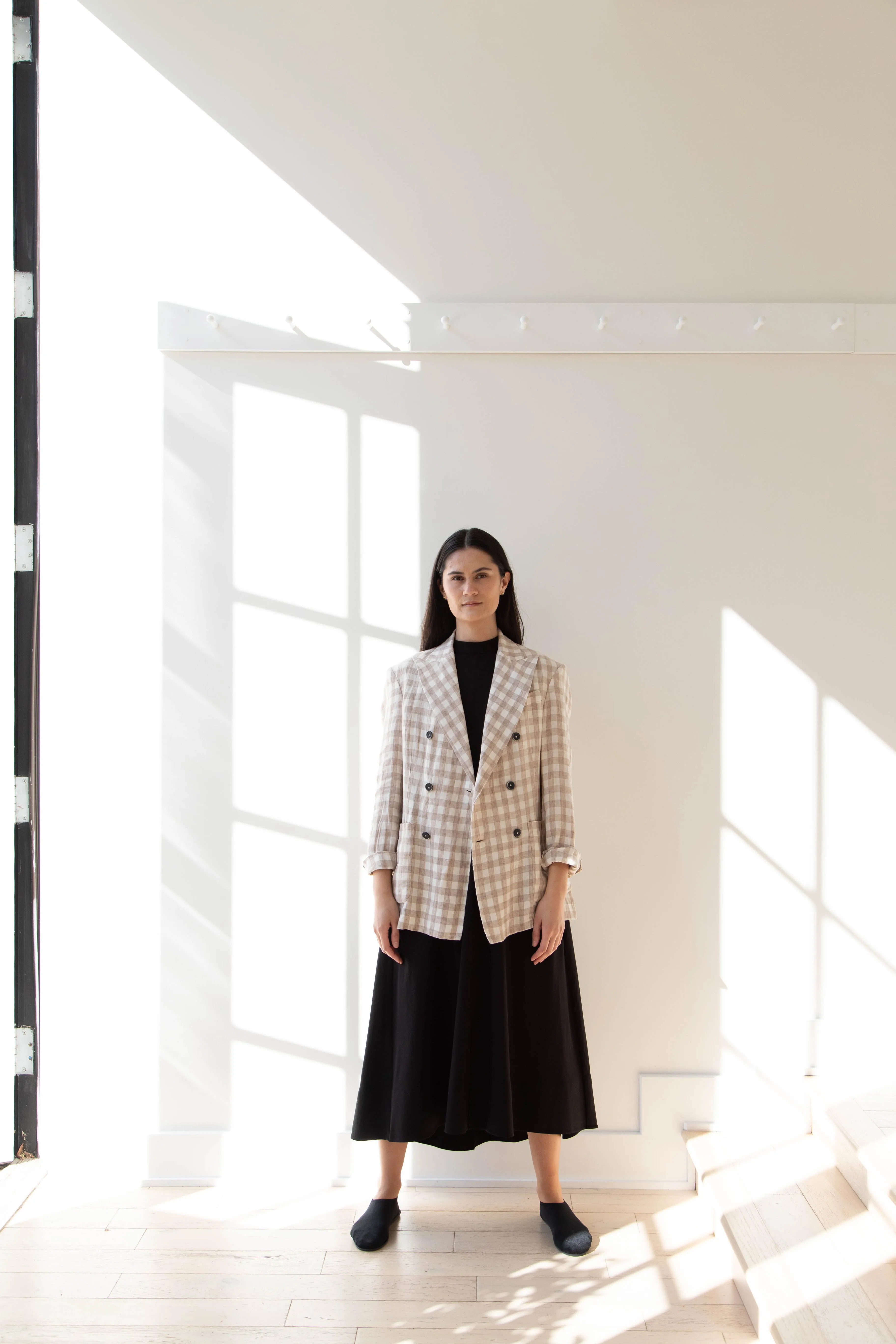 Barena Venezia | Double Breasted Blazer in Cream Check