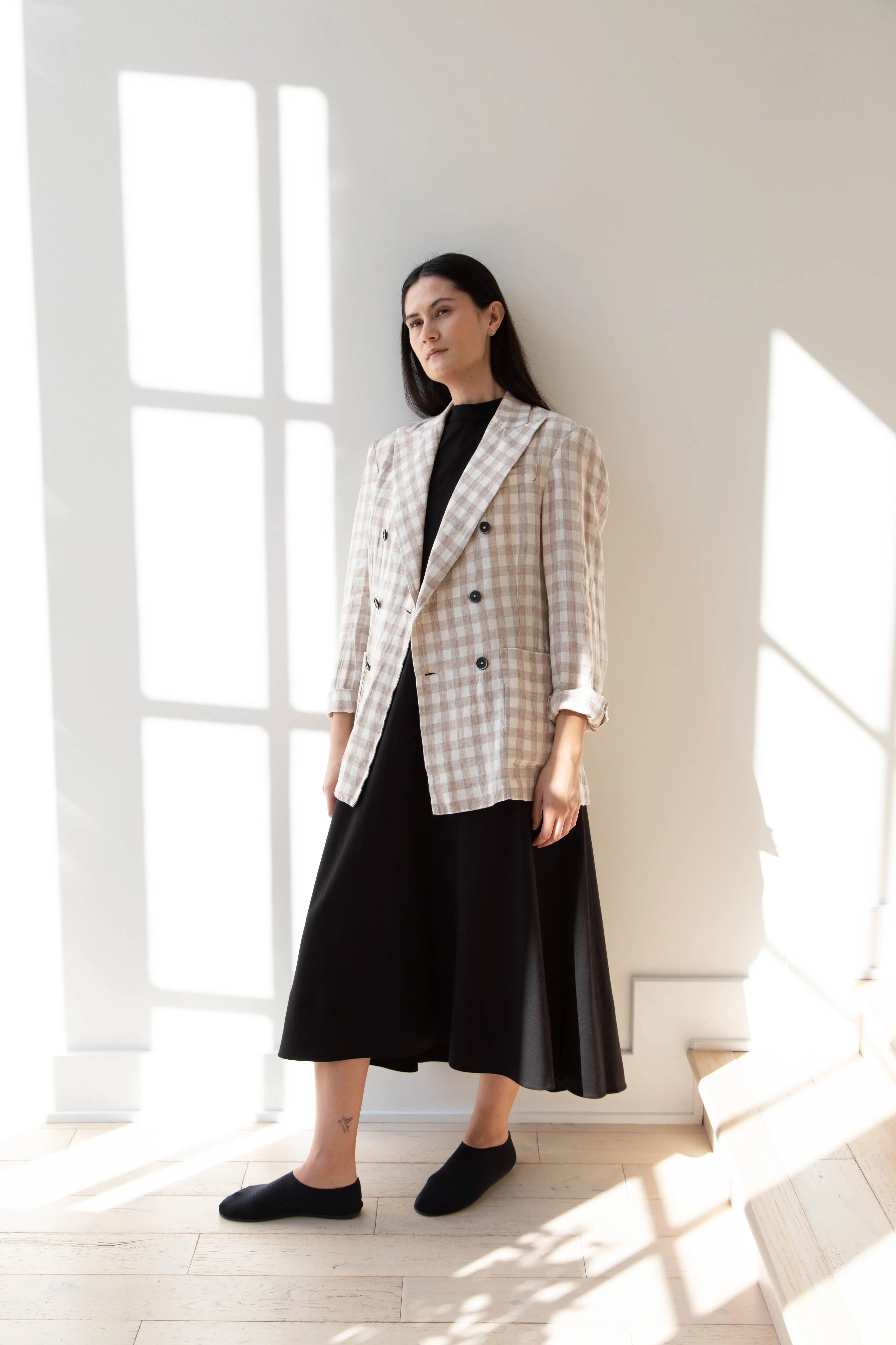 Barena Venezia | Double Breasted Blazer in Cream Check