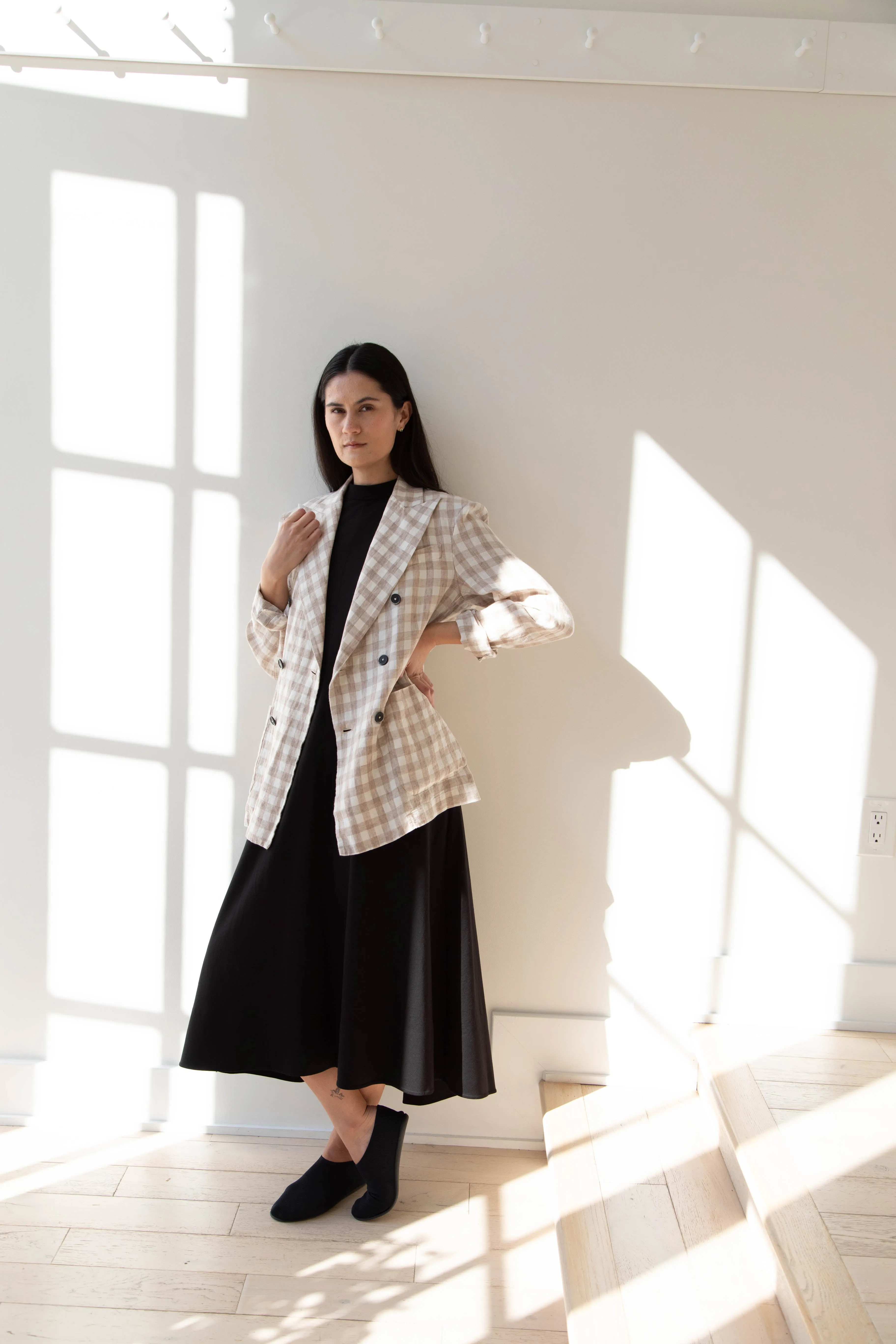 Barena Venezia | Double Breasted Blazer in Cream Check
