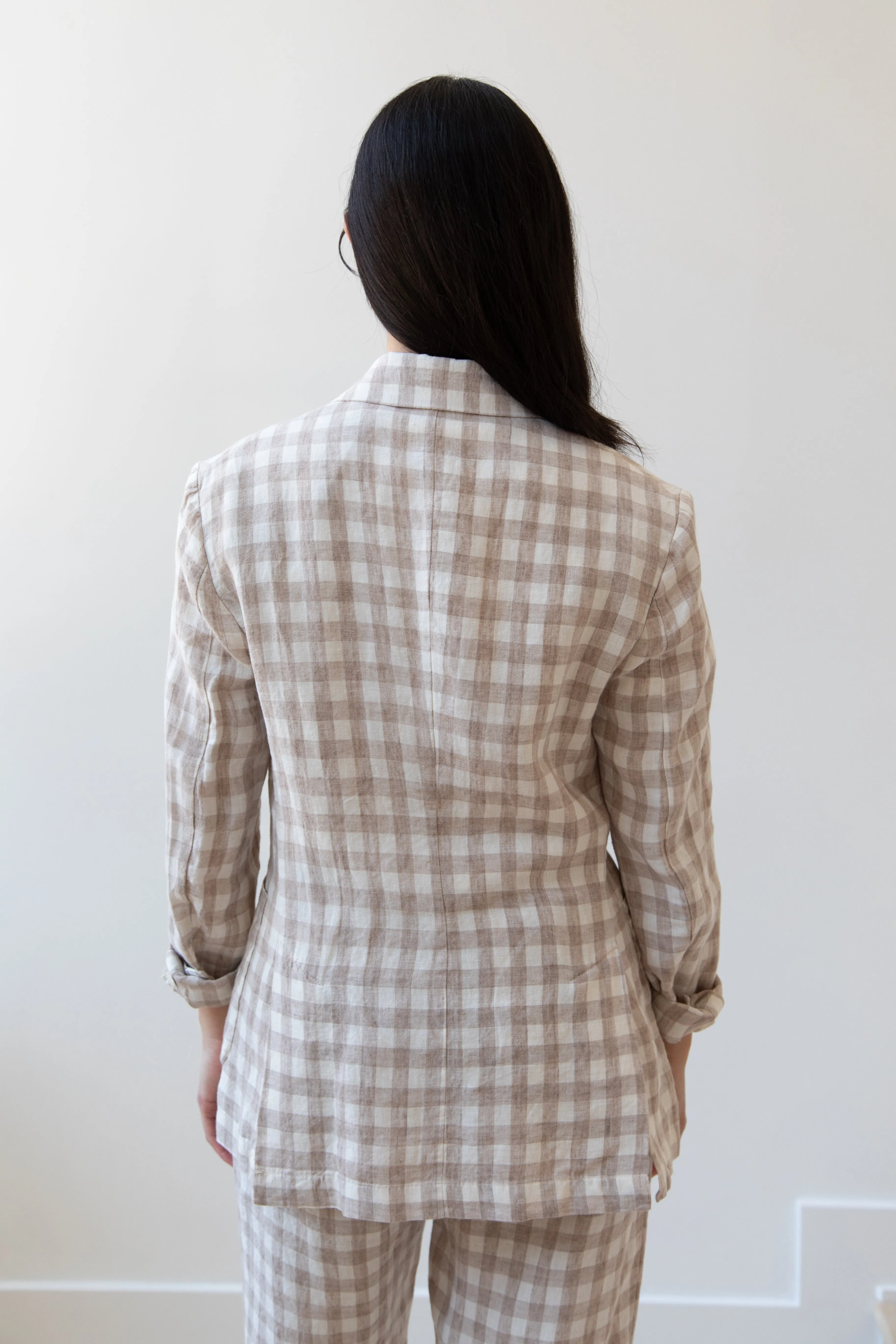 Barena Venezia | Double Breasted Blazer in Cream Check
