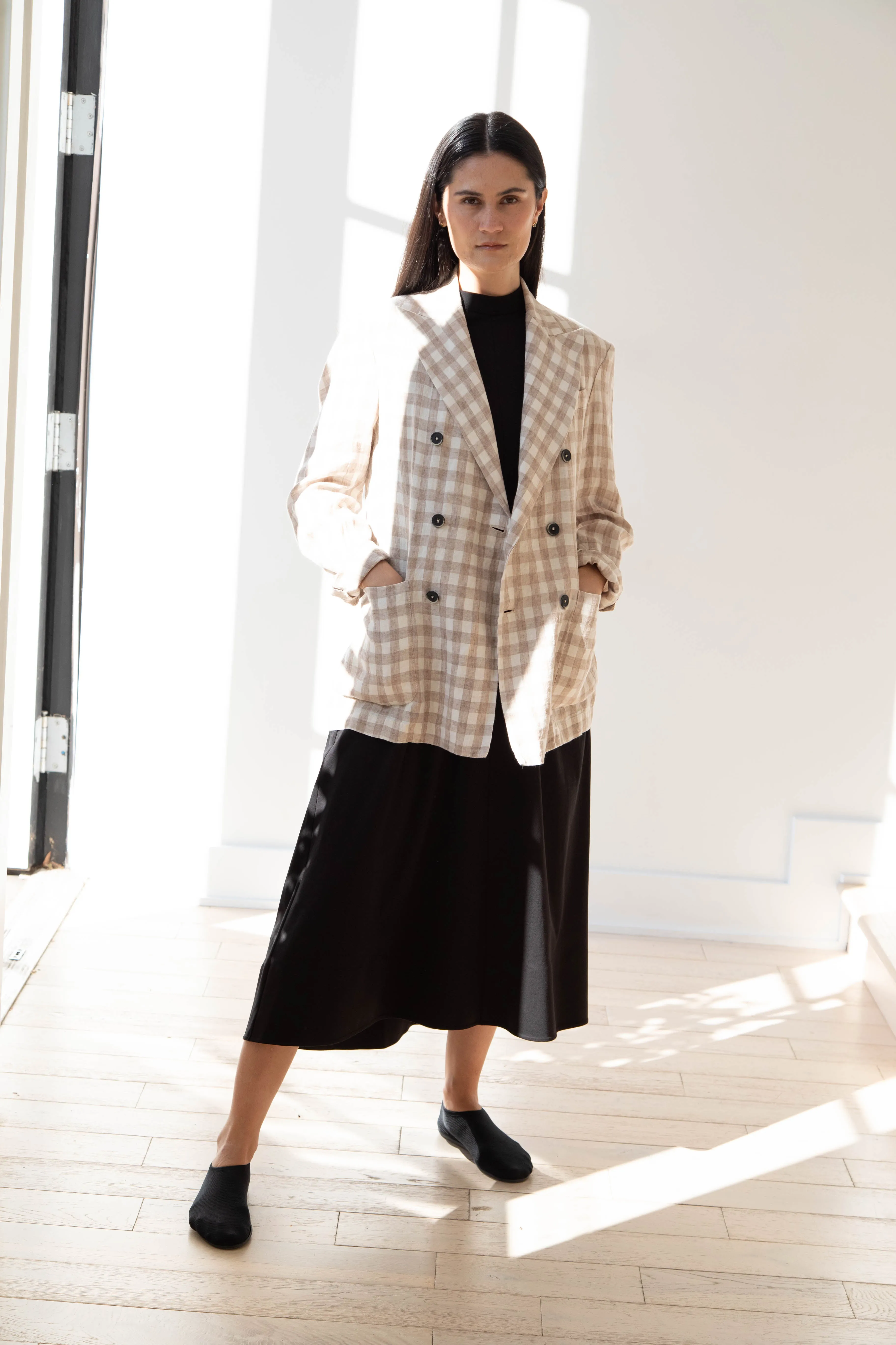 Barena Venezia | Double Breasted Blazer in Cream Check