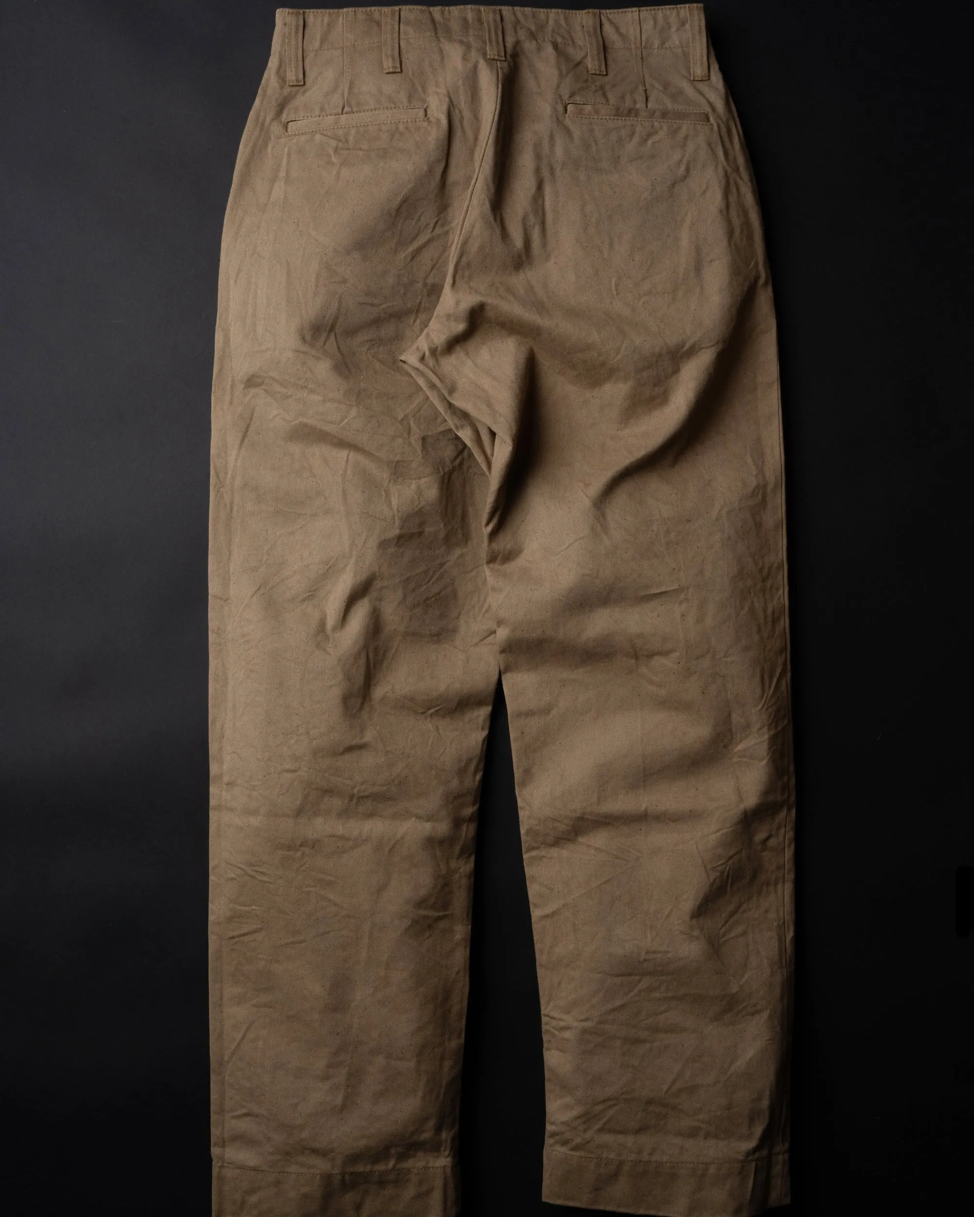 Big John XX801S XX Extra Foxfibre Classic Straight Selvedge Chino Trousers - Beige