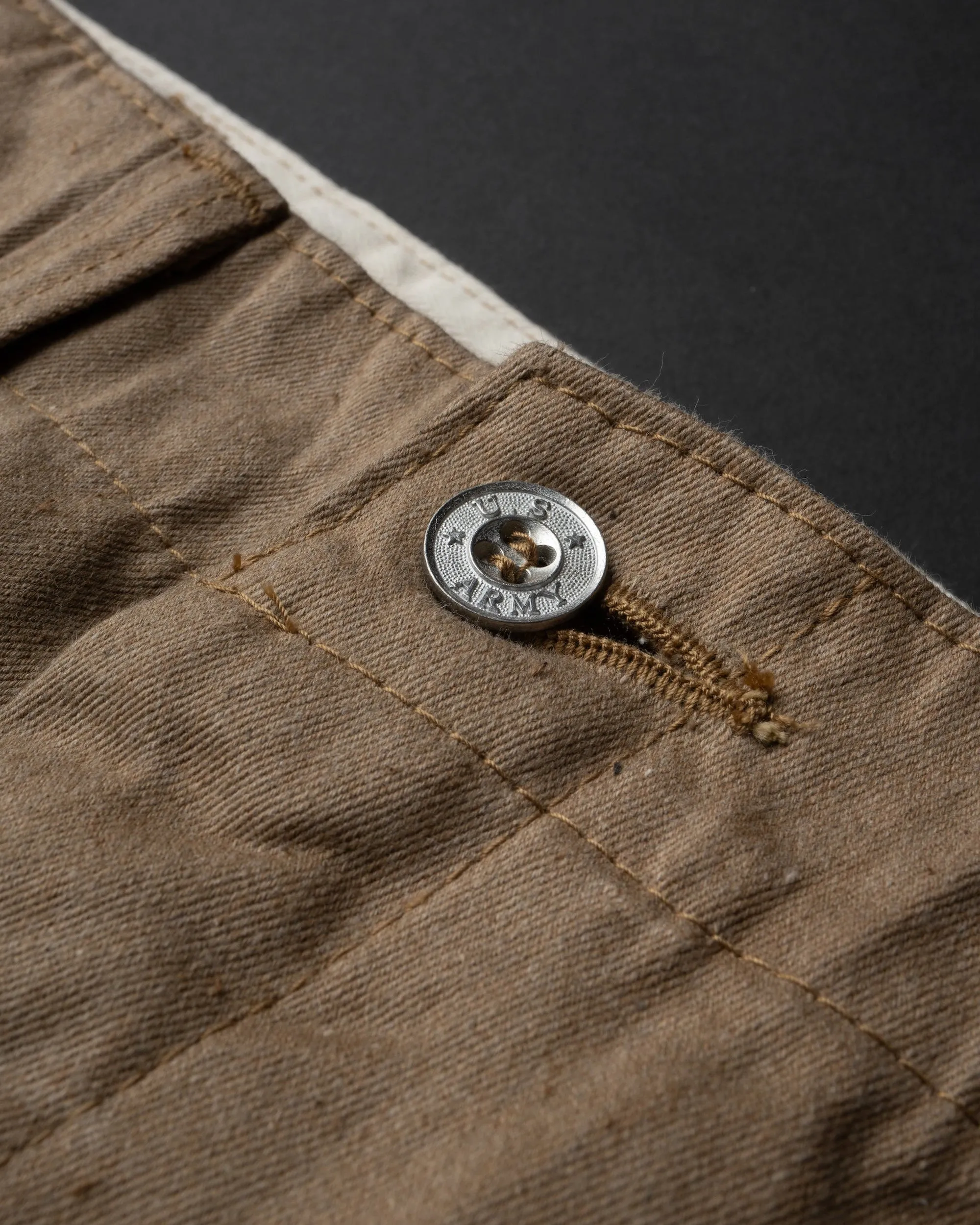 Big John XX801S XX Extra Foxfibre Classic Straight Selvedge Chino Trousers - Beige