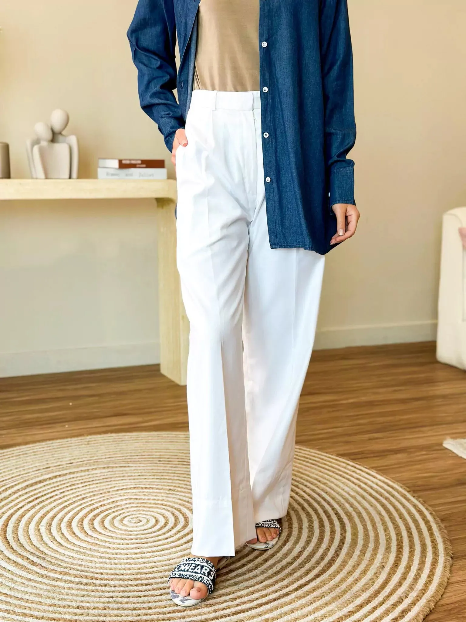 Business Formal White Pant