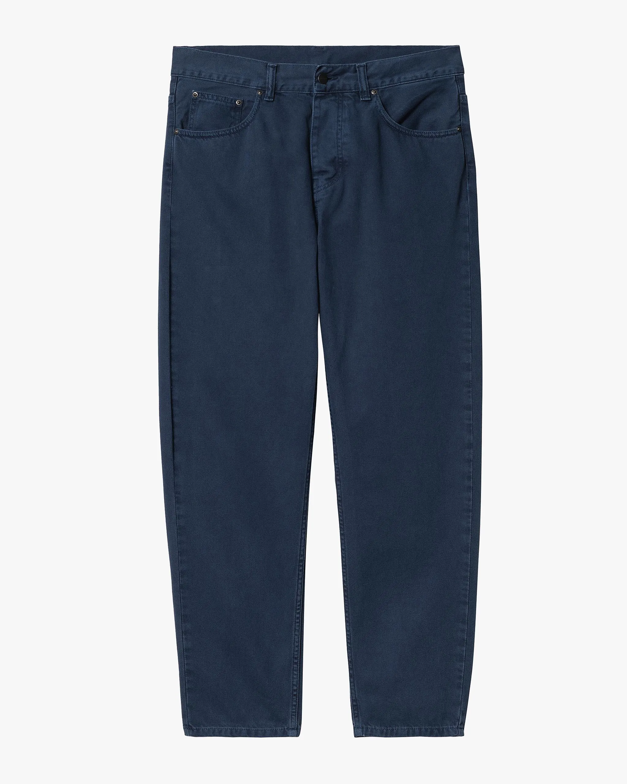 Carhartt WIP Newel Pant Relaxed Tapered Mens Trousers - Ink Stone Dyed