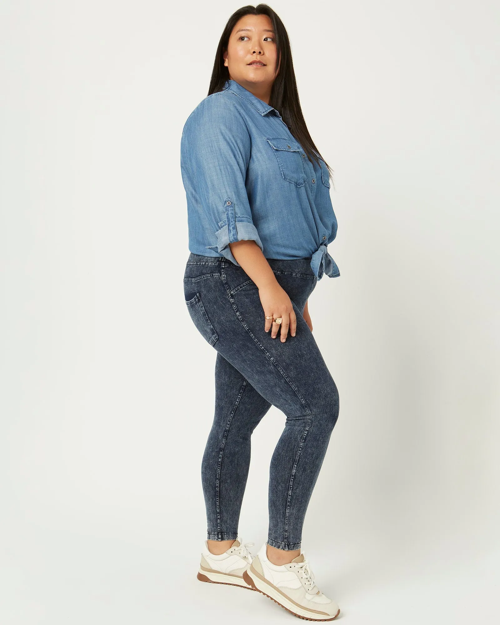 Delaney Jegging | Navy