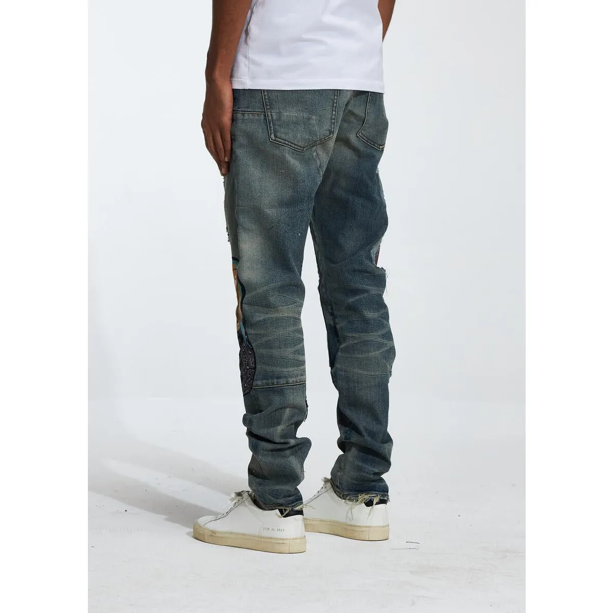 Embellish Campberg Ripped Denim Jeans (EMBF222-6)