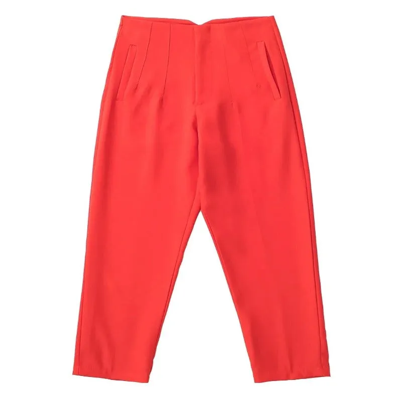 Fashion Office Wear Straight Pants