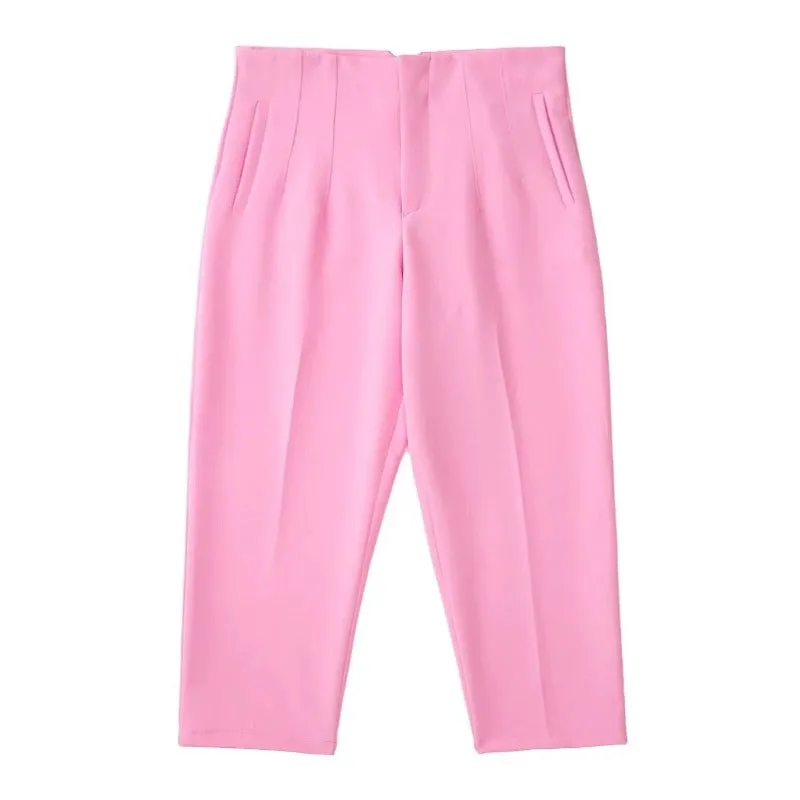 Fashion Office Wear Straight Pants