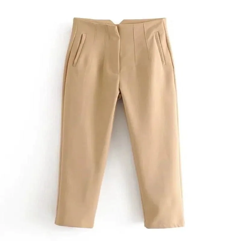 Fashion Office Wear Straight Pants