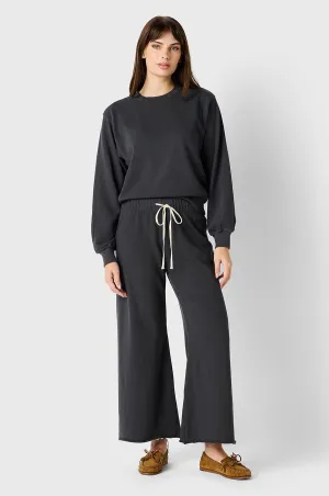 FRENCH FLARE PANT IN SLATE ORGANIC COTTON