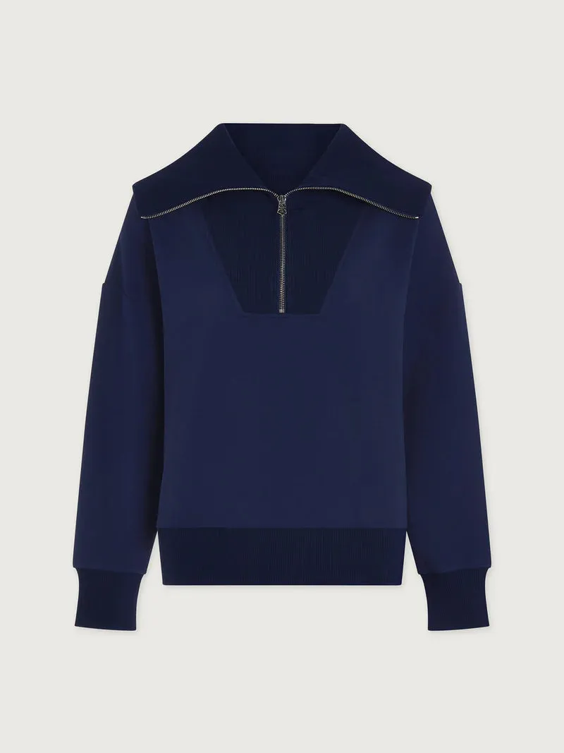 Gabriella Navy Sweat
