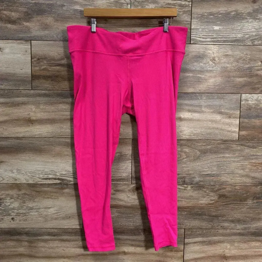 GapFit Maternity Under Belly Rib Blackout 7/8 Leggings sz XL