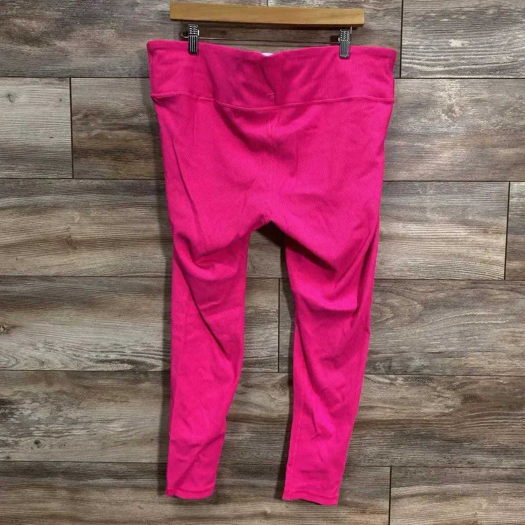 GapFit Maternity Under Belly Rib Blackout 7/8 Leggings sz XL