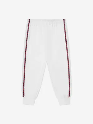 Gucci Girls Branded Joggers in White
