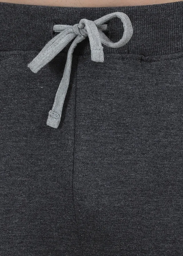 Hiflyers Mens Anthra Slim Fit Solid Terry Joggers
