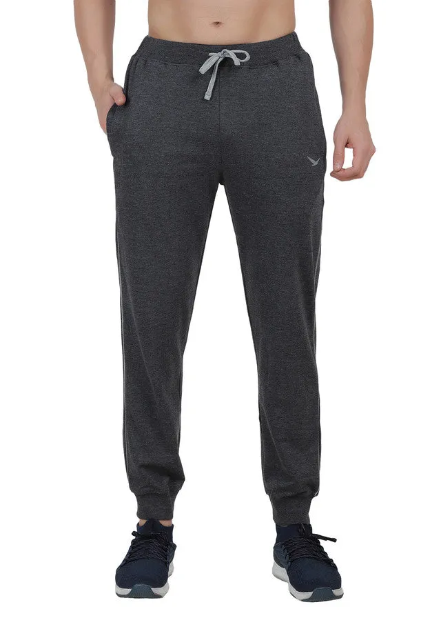Hiflyers Mens Anthra Slim Fit Solid Terry Joggers