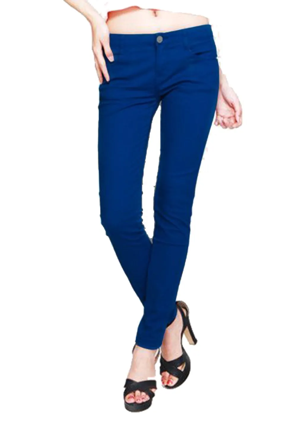 Hollywood Star Fashion Women's Misses French Terry Skinny Stretch Leggings