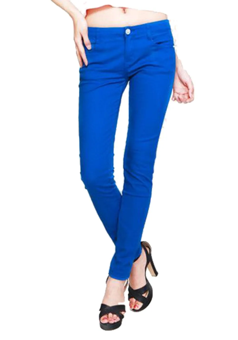 Hollywood Star Fashion Women's Misses French Terry Skinny Stretch Leggings