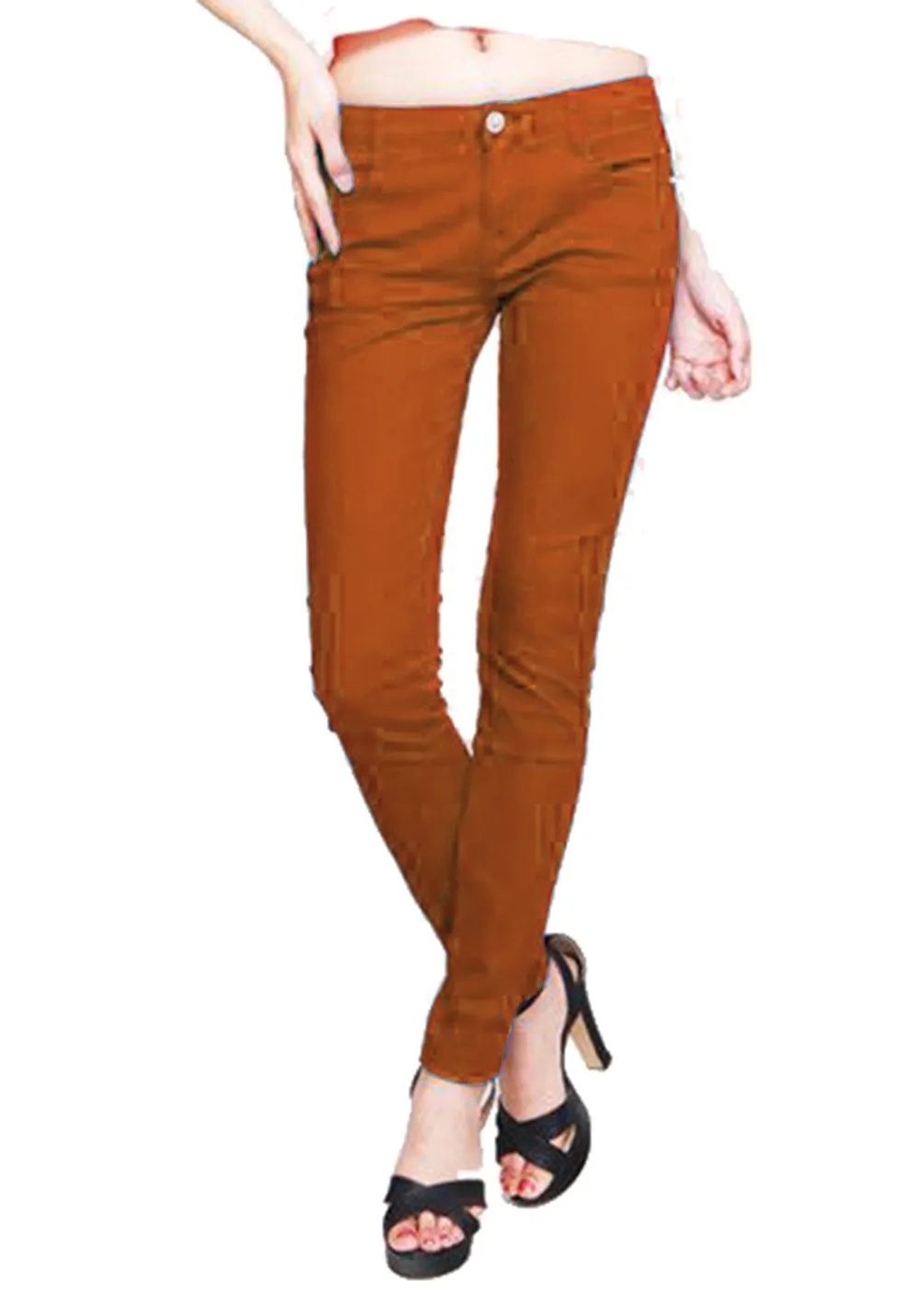 Hollywood Star Fashion Women's Misses French Terry Skinny Stretch Leggings