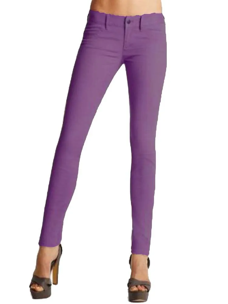 Hollywood Star Fashion Women's Misses French Terry Skinny Stretch Leggings