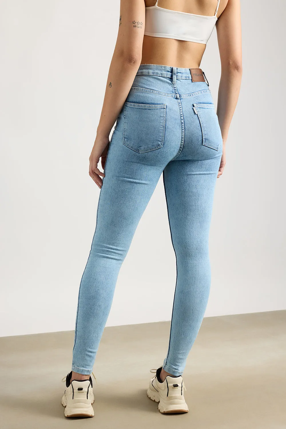 Ice Wash Skinny Women's Jeans