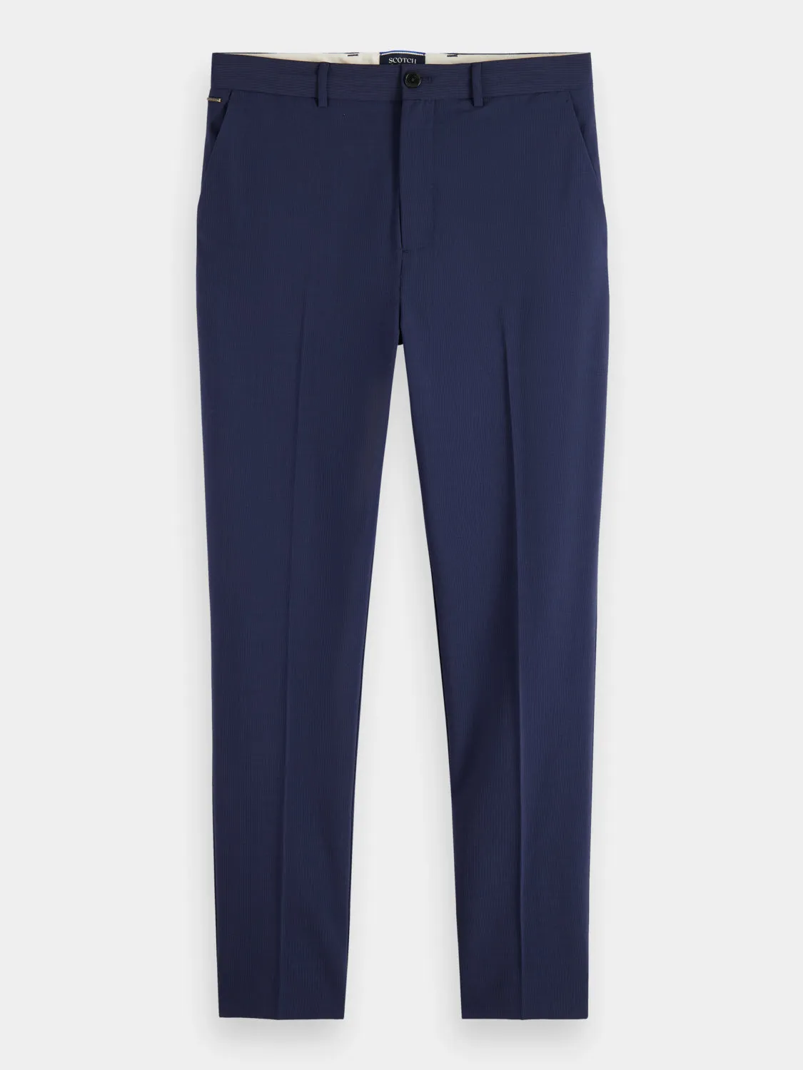 Irving wool-blend seersucker chino