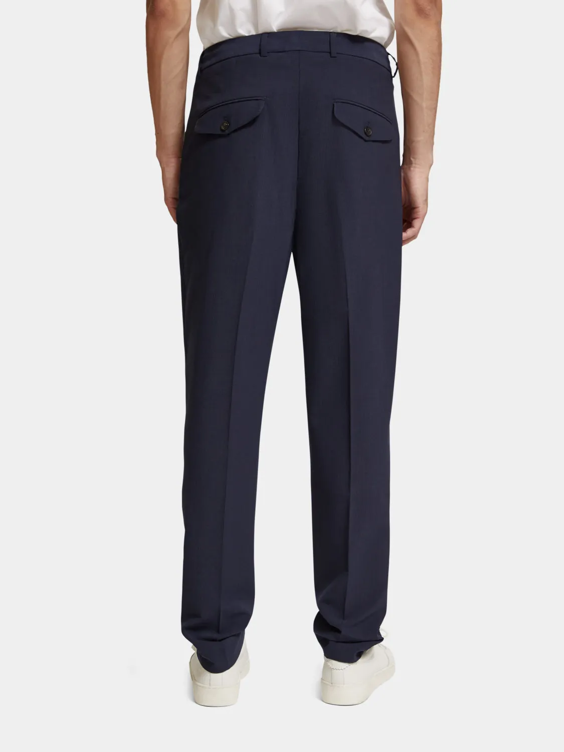 Irving wool-blend seersucker chino
