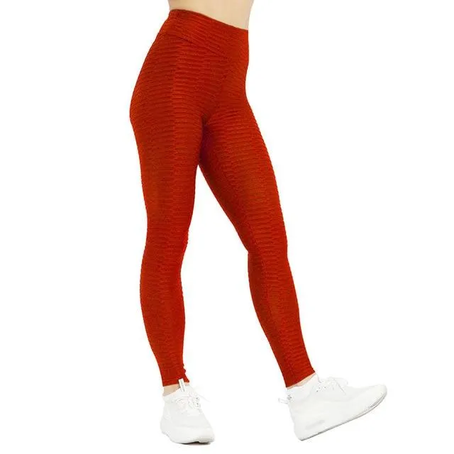 Jacquard High Waist Stretch- X Leggings
