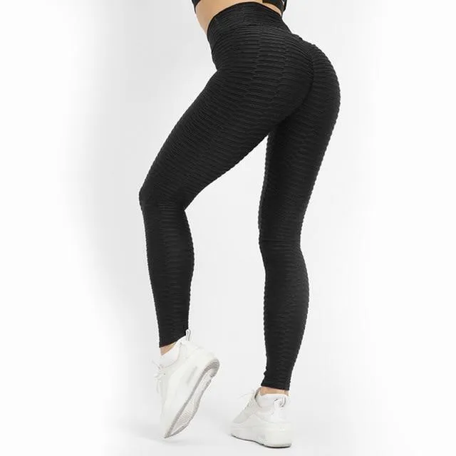Jacquard High Waist Stretch- X Leggings