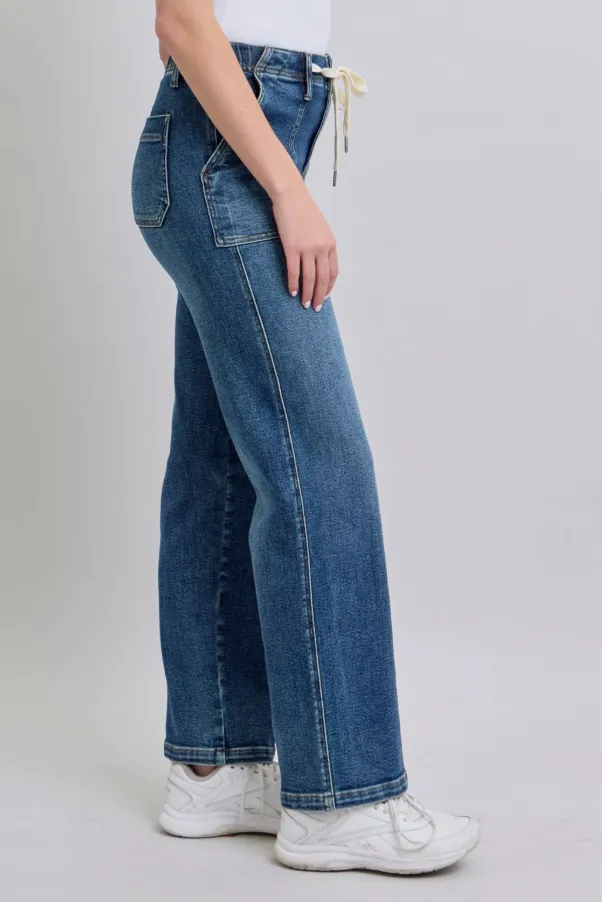 Judy Blue HW Drawstring Jeans