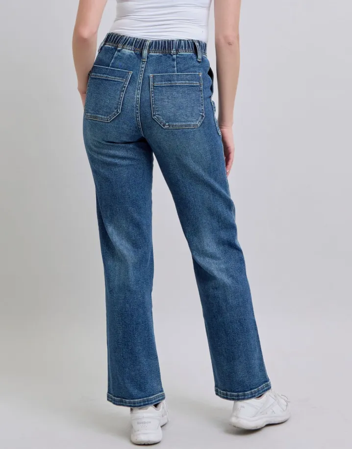 Judy Blue HW Drawstring Jeans