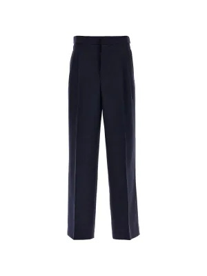 Large Fit Wool Trousers