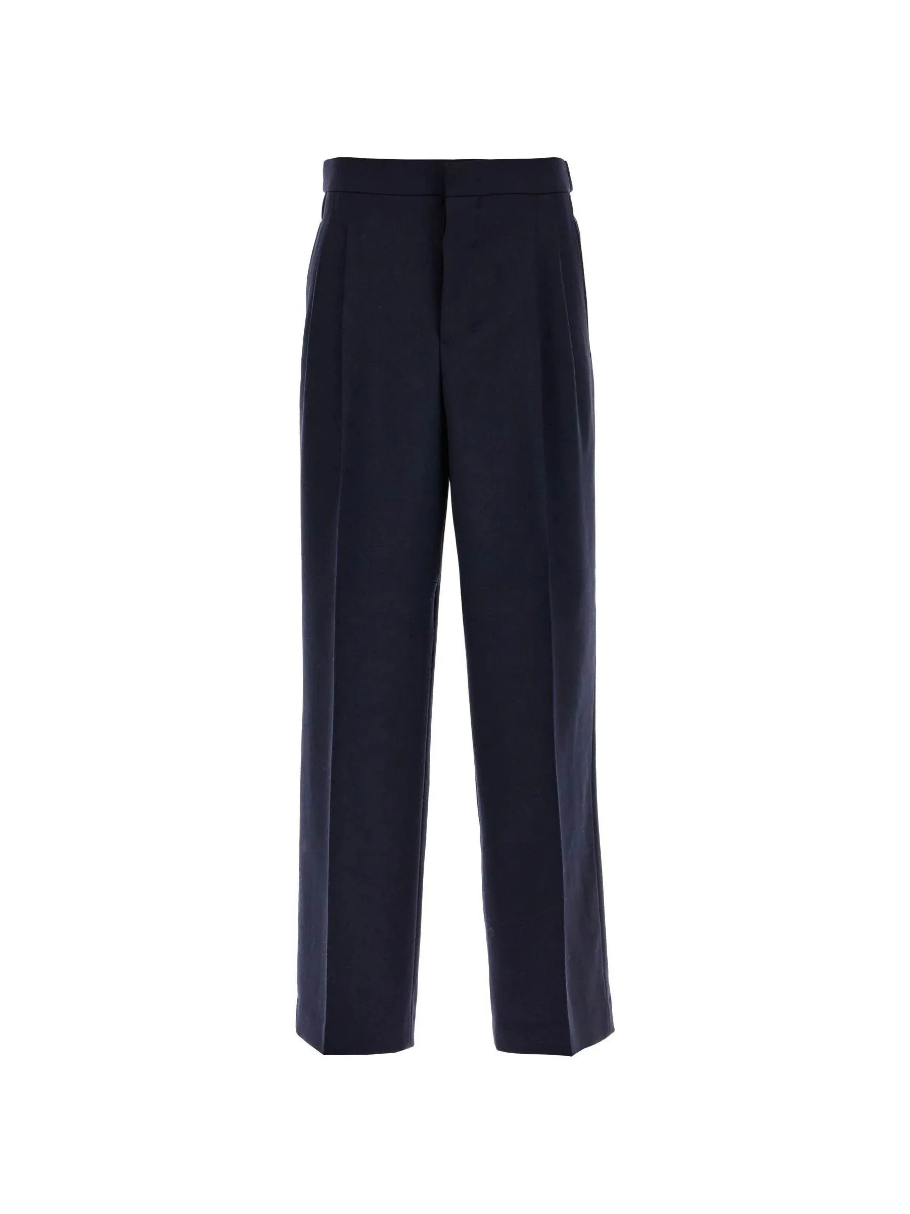 Large Fit Wool Trousers