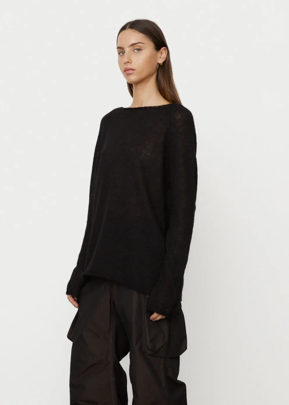 Layering Open Knitted Top