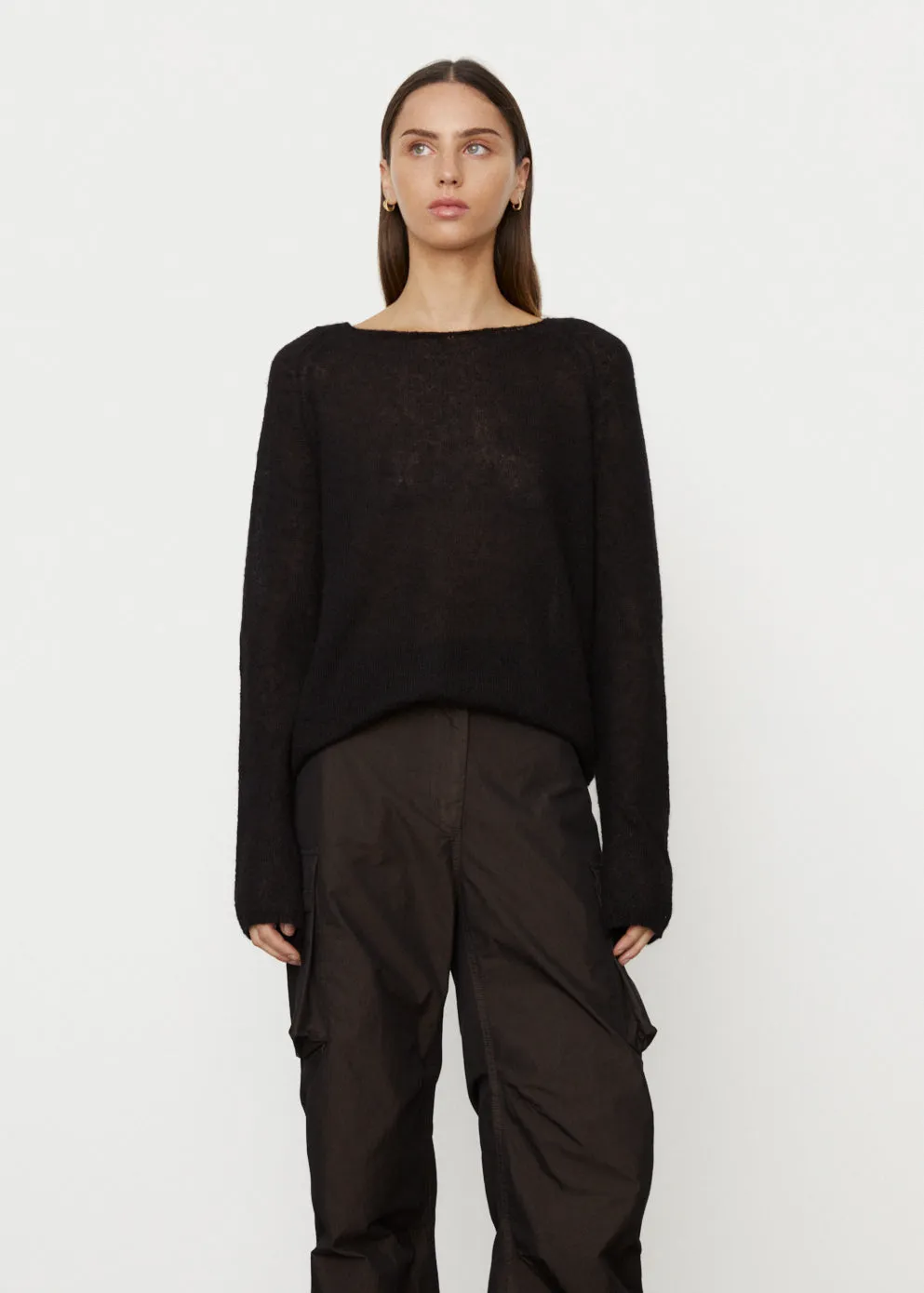 Layering Open Knitted Top