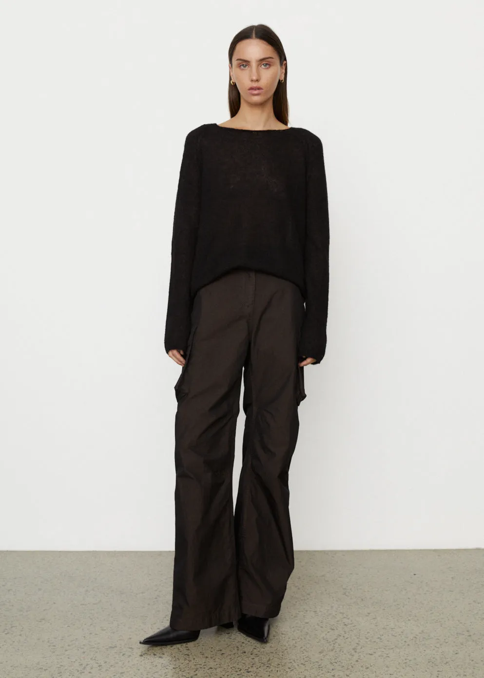 Layering Open Knitted Top