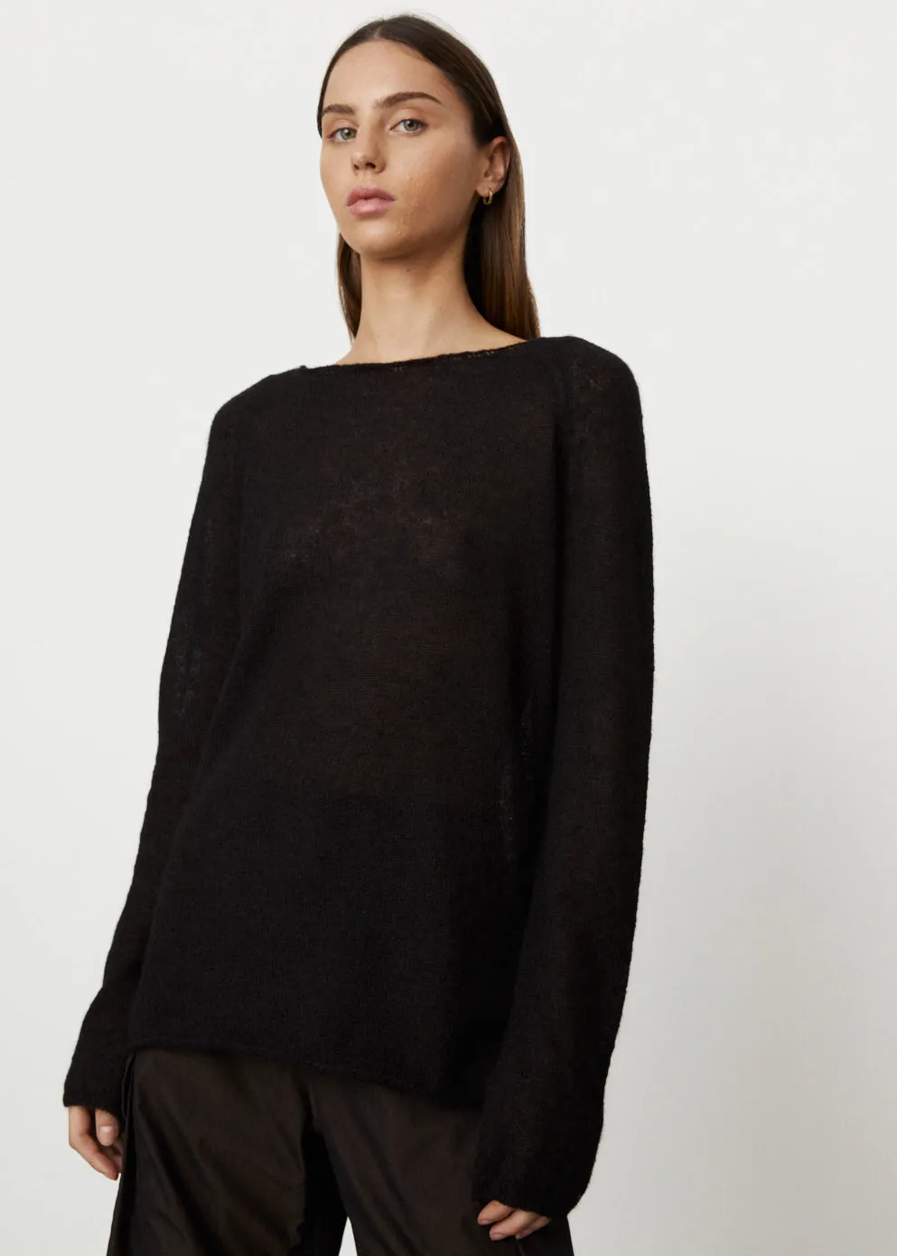 Layering Open Knitted Top