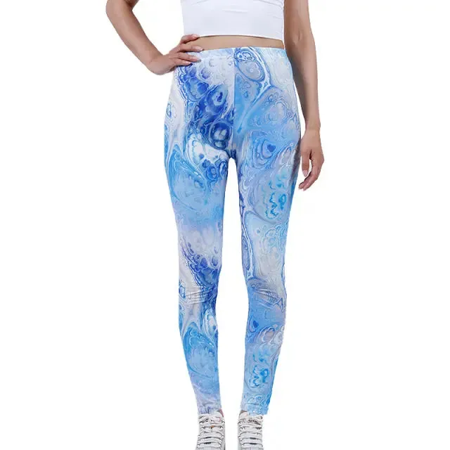 Leggins Graffiti Style Slim Stretch
