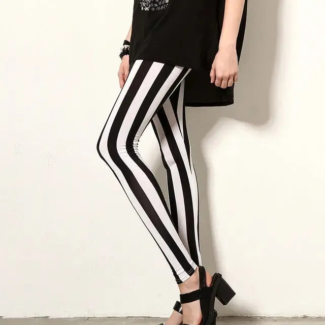 Leggins Graffiti Style Slim Stretch