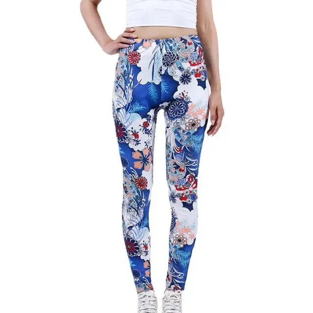 Leggins Graffiti Style Slim Stretch