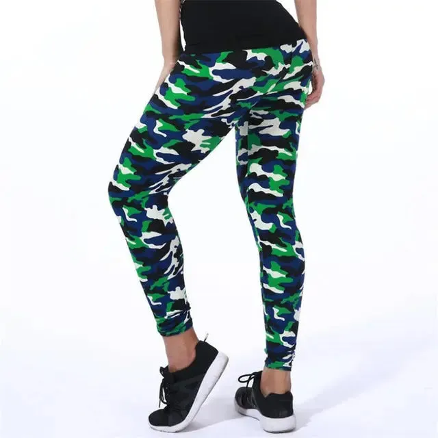 Leggins Graffiti Style Slim Stretch