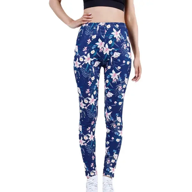 Leggins Graffiti Style Slim Stretch